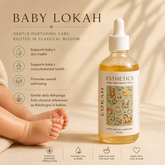 Lokah Baby Abhyanga Thailam (Baby Massage Oil)
