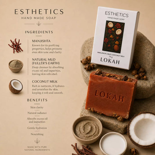 Lokah Handmade Soap (Manjistha Mud Coconut Milk Soap)